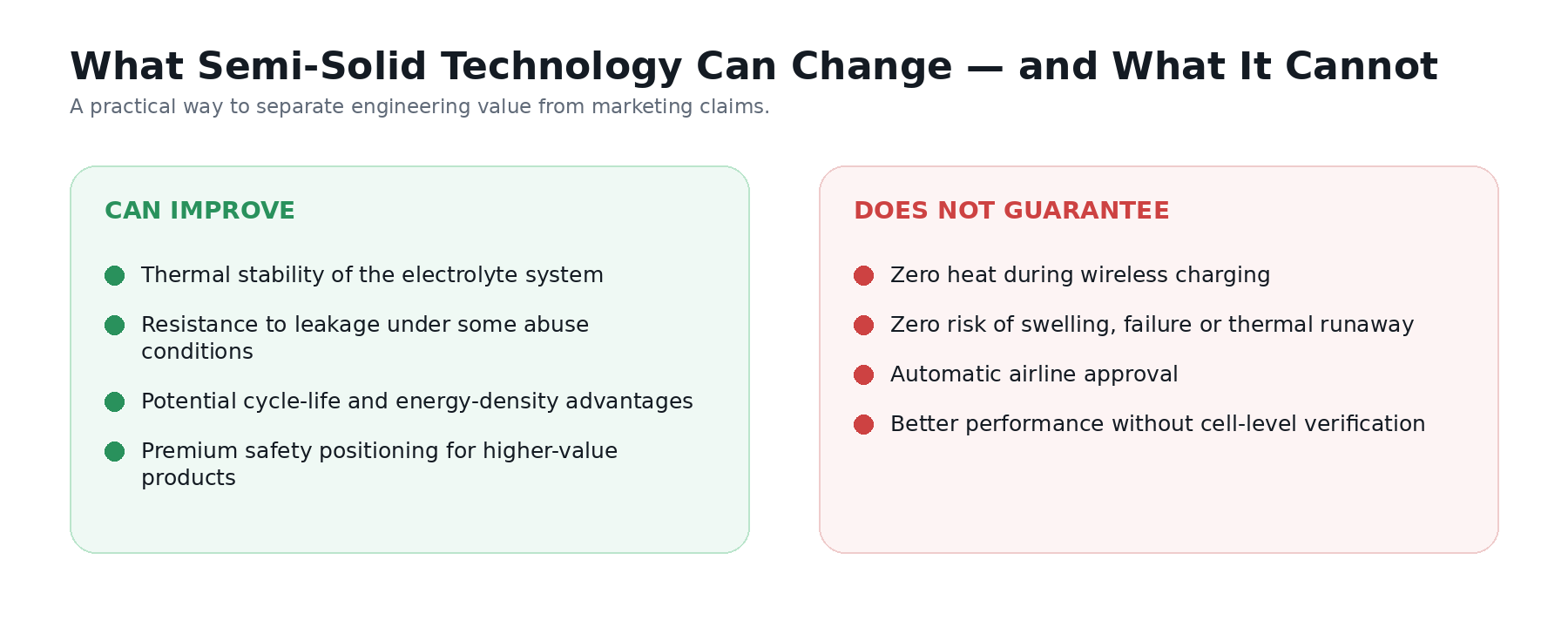 Semi-solid power bank marketing claims vs engineering reality